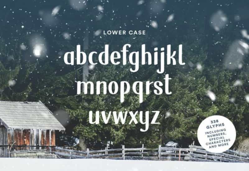 SnowHut Font Image 3