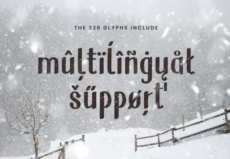 SnowHut Font Image 4