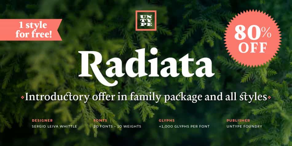 Radiata Serif Font Family Image 1