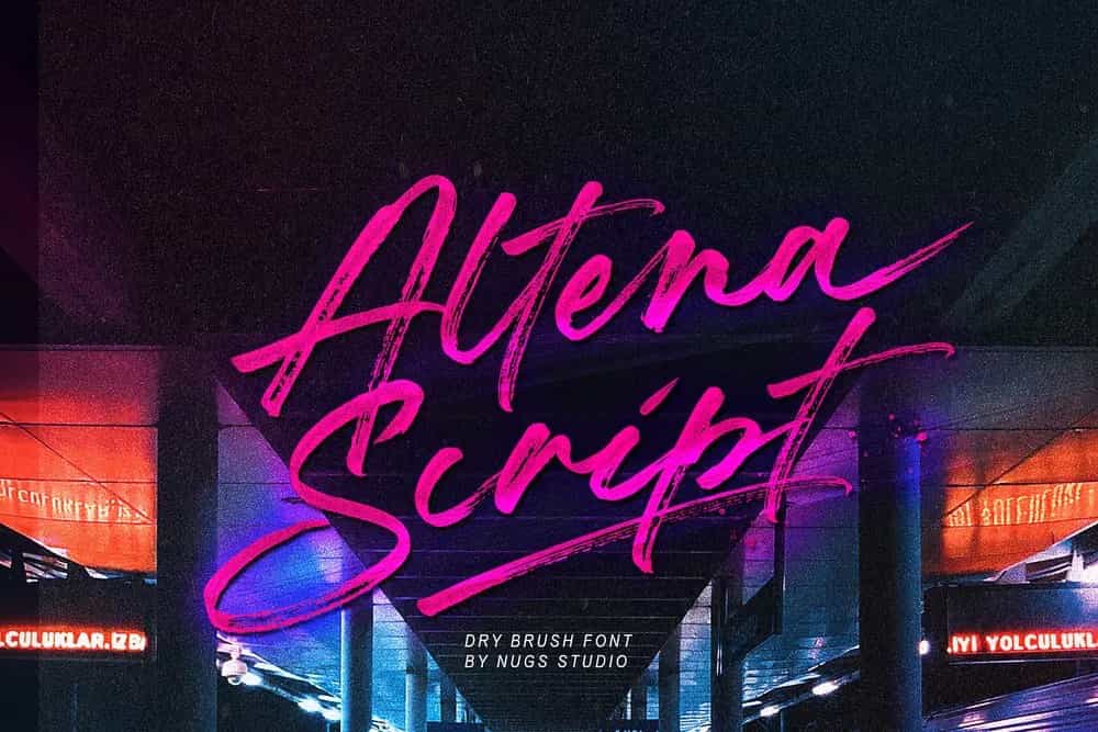 Altena Font Image 1987
