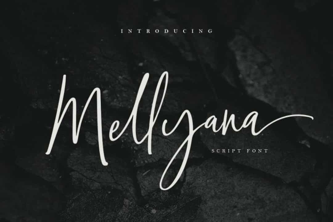 Mellyana Script Font Image 1