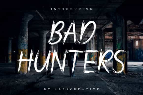 Bad Hunters Font Image 1
