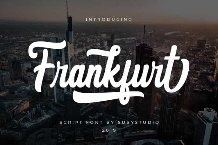 Frankfurt Font Image 1