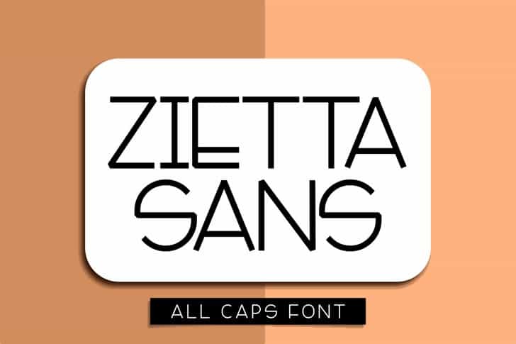 Zietta Sans Font Image 1