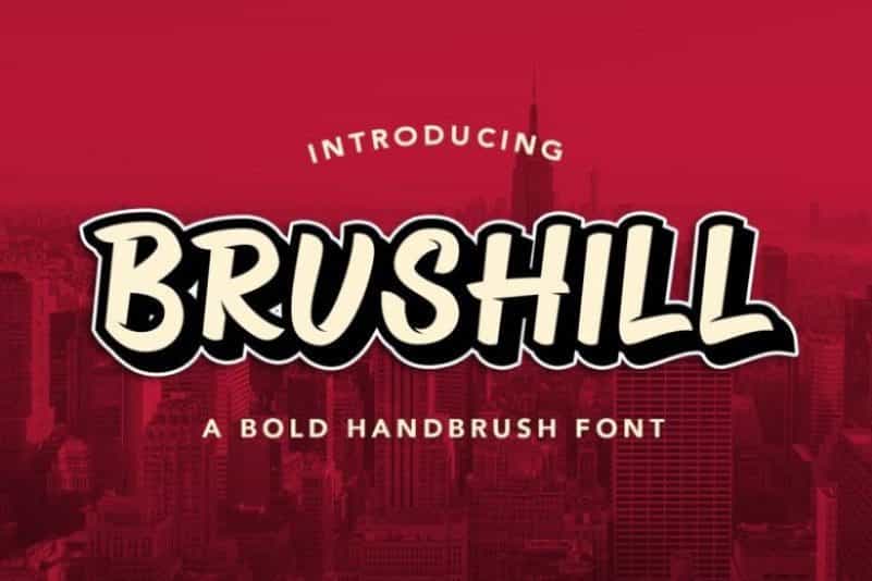 Brushill Font Image 1