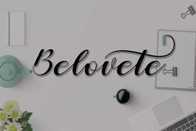 Junita Calligraphy Font Image 2
