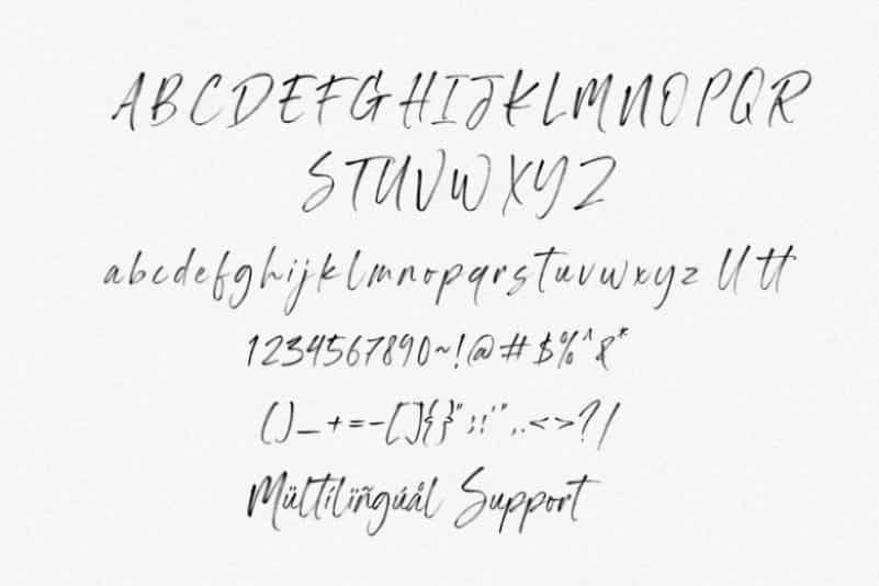 Light Brighter Brush Font Image 4