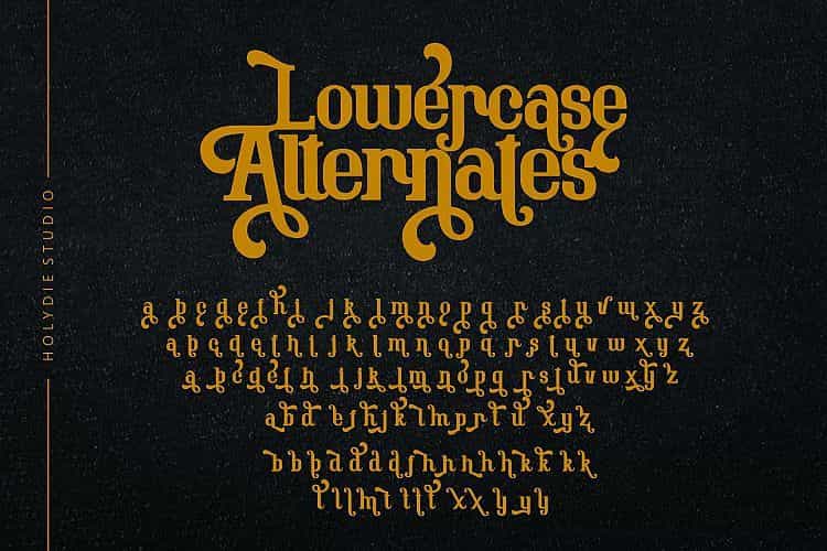 The Arthaya Display Font Image 4
