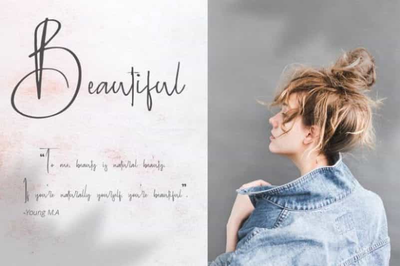 Geovanice Signature Font Image 2