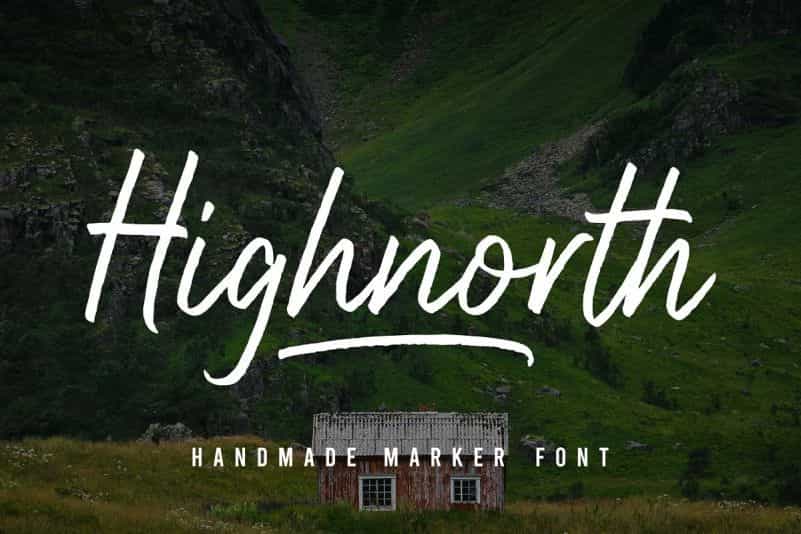 Highnorth Script Font Image 1