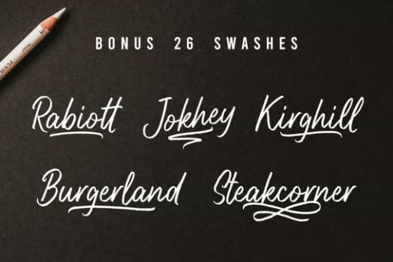 Highnorth Script Font Image 2