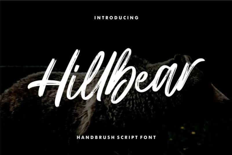 Hillbear Brush Font Image 1