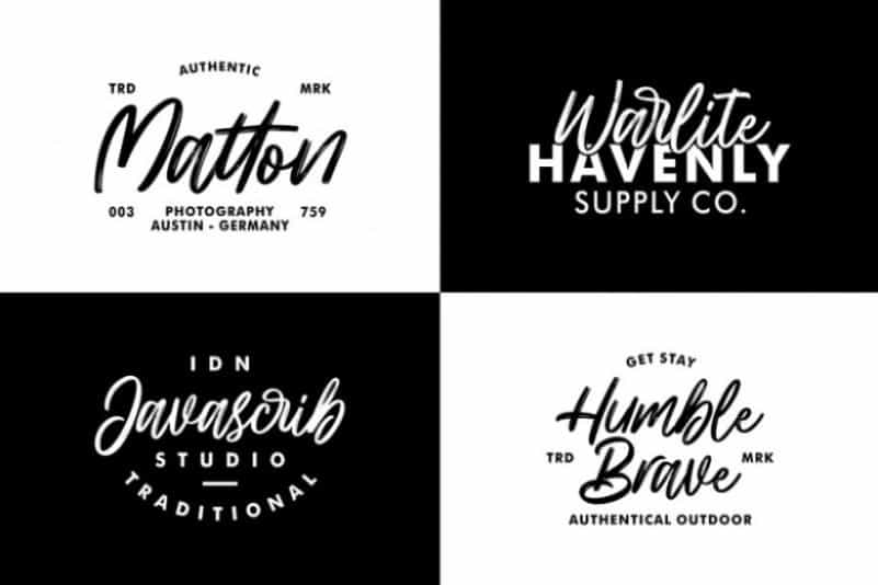Hillbear Brush Font Image 2