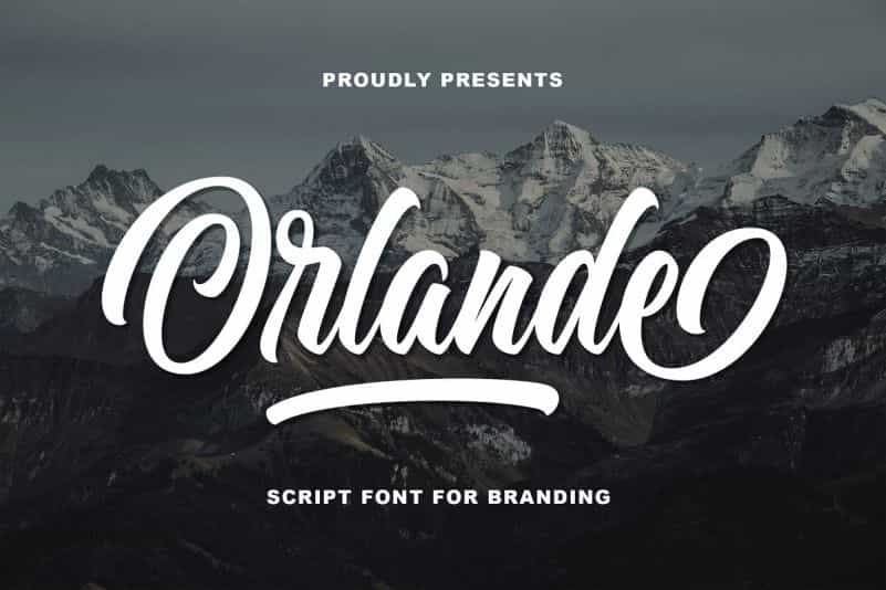Orlande Script Font Image 1