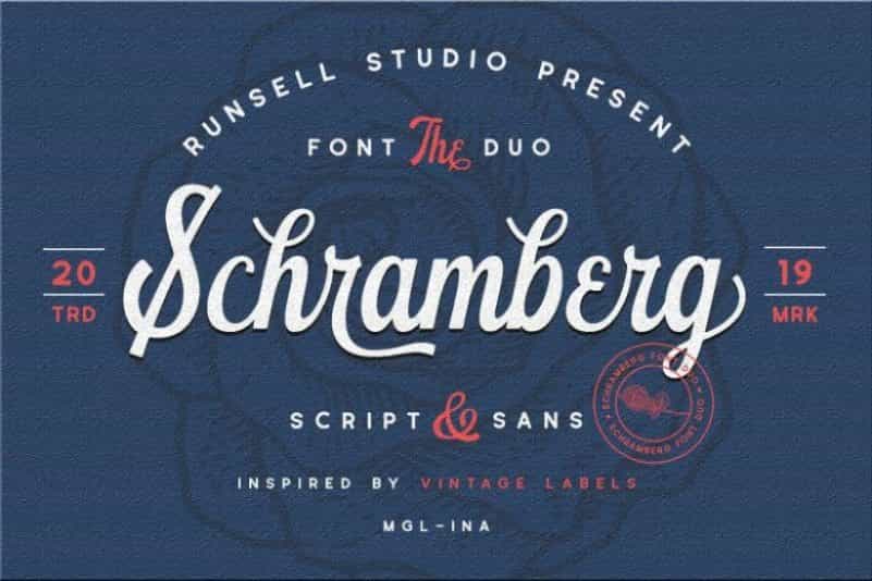 Schramberg Font Duo Image 1
