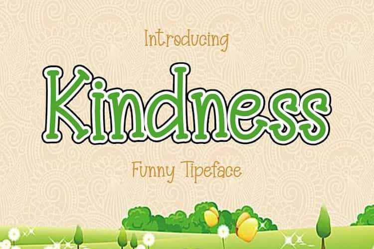 Kindness Font Image 1
