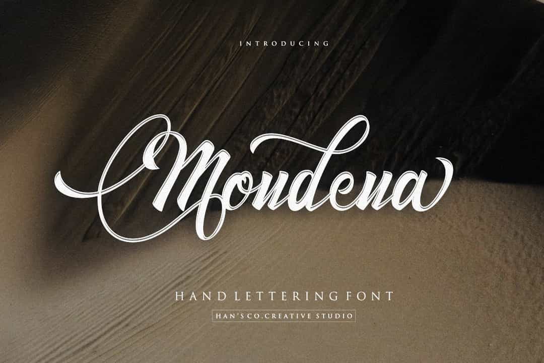 Mondena Font Image 1