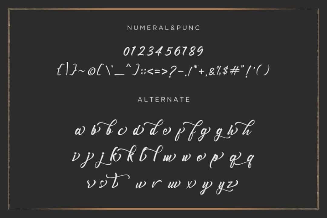 Mondena Font Image 3
