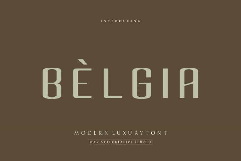 Belgia Font Image 1