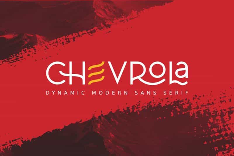 Al Chevrola Modern Sans Font Image 1
