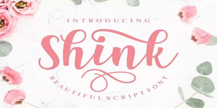 Shink Font Image 1