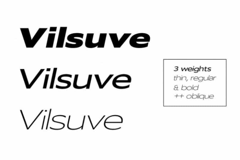 Vilsuve Sans Font Family Image 2