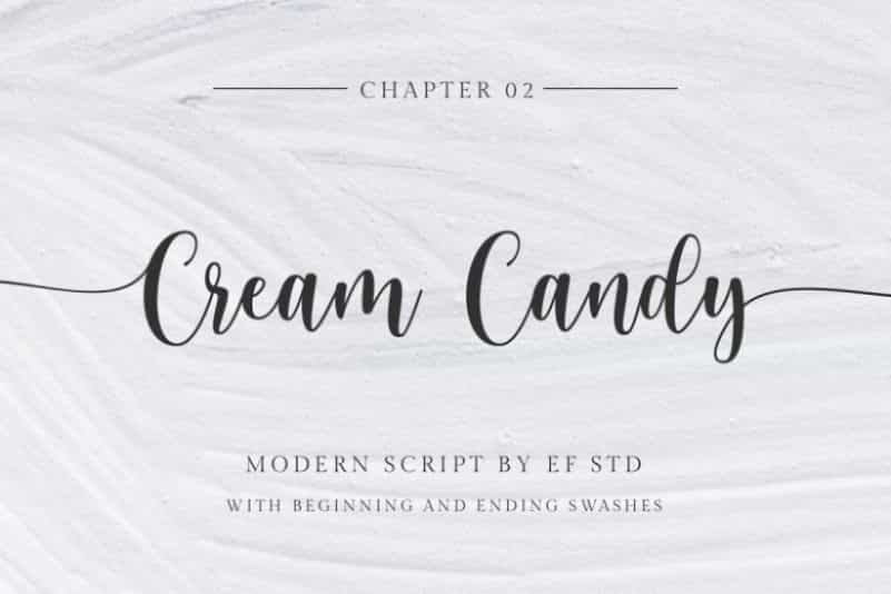 Cream Candy Font Image 1