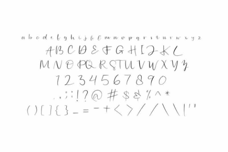 Jonesly Script Font Image 3