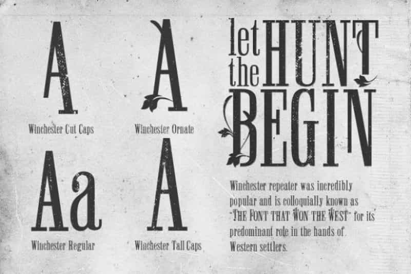Winchester Condensed Font Image 2