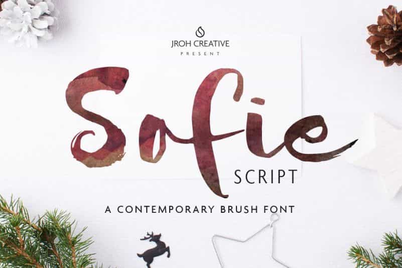 Sofie Script Font Image 1