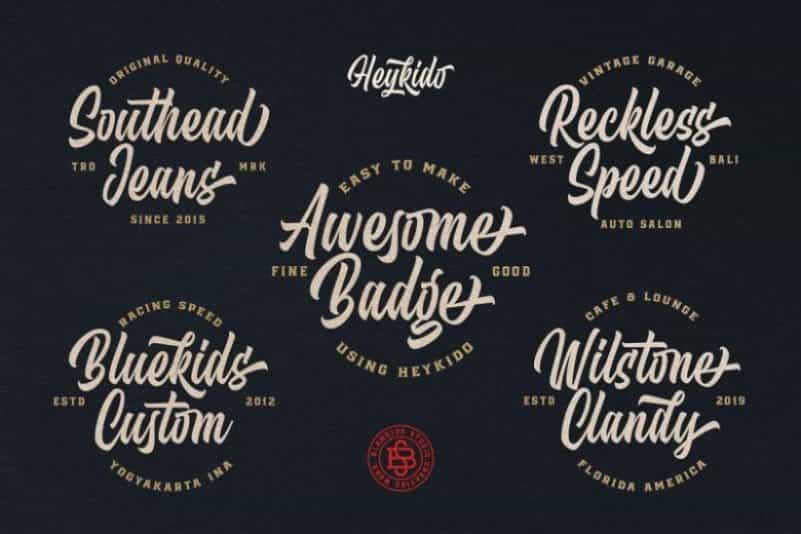 Heykido Font Duo Image 2