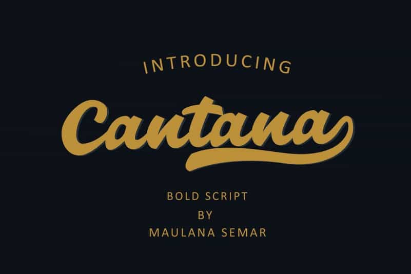 Cantana Font Image 1