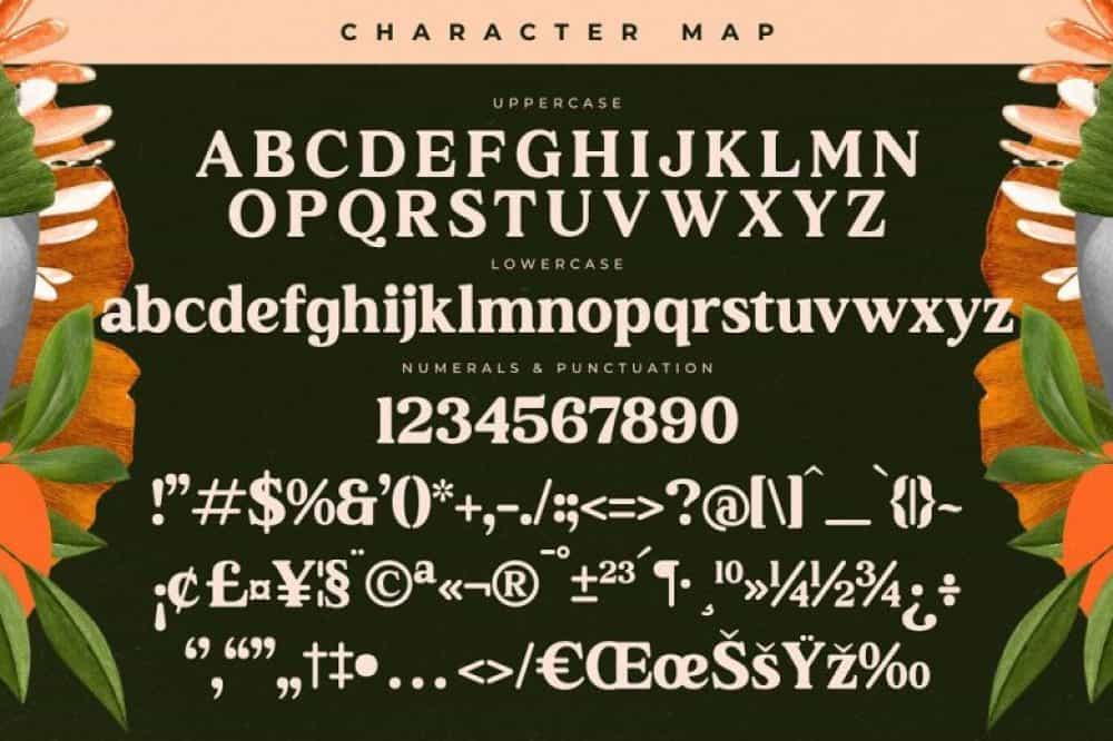 Garden Rostera Font Image 468