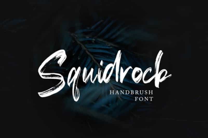 Squidrock Font Image 1