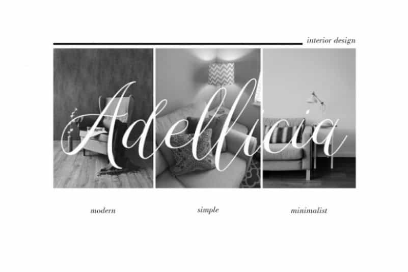 Umbrella Script Font Image 2
