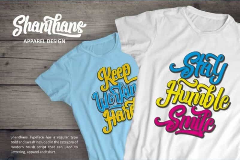 Shanthans Script Font Image 3