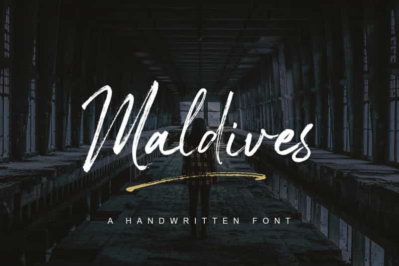 Maldives Brush Font Image 1