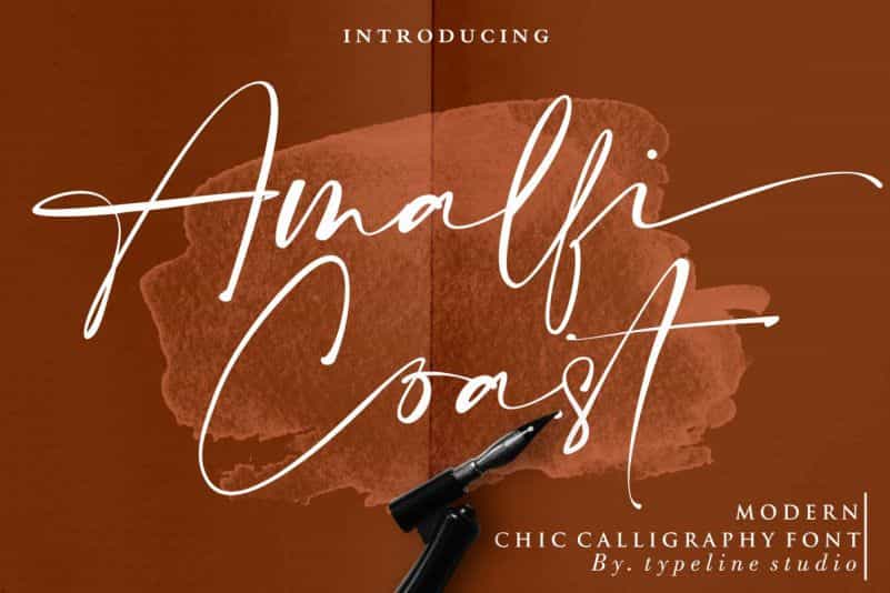 Amalfi Coast Script Font Image 1