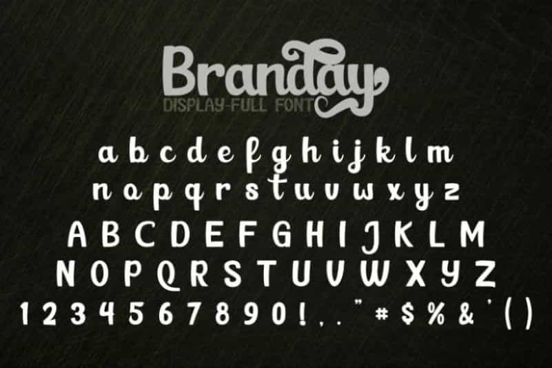 Branday Font Image 3