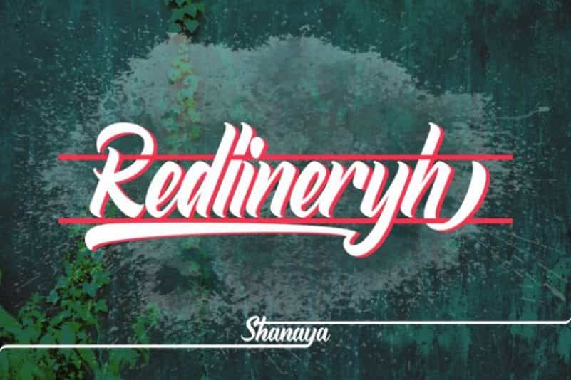 Redlineryh Script Font Image 1