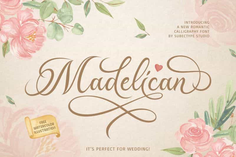 Madelican Font Image 3