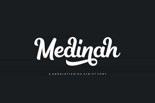 Medinah Font Image 1