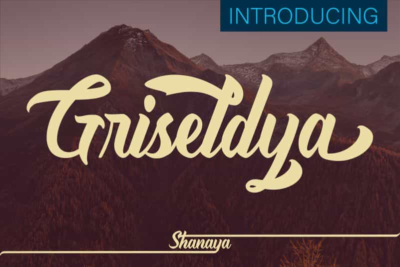 Griseldya Script Font Image 1