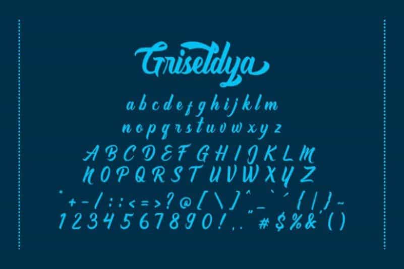 Griseldya Script Font Image 3