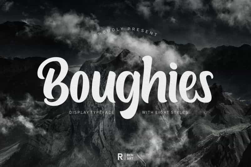 Boughies Typeface Image 1