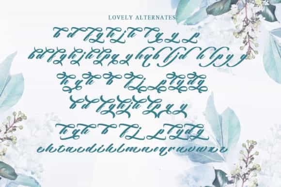 De Hafla Script Font Image 4