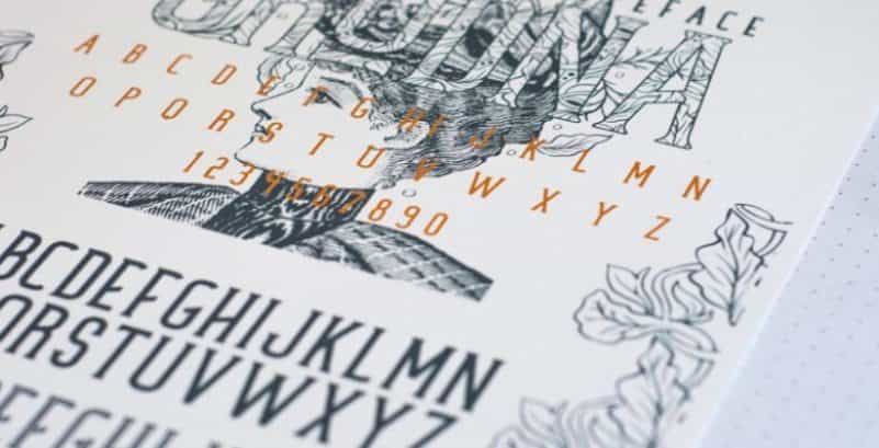 Grodna Vintage Font Image 3