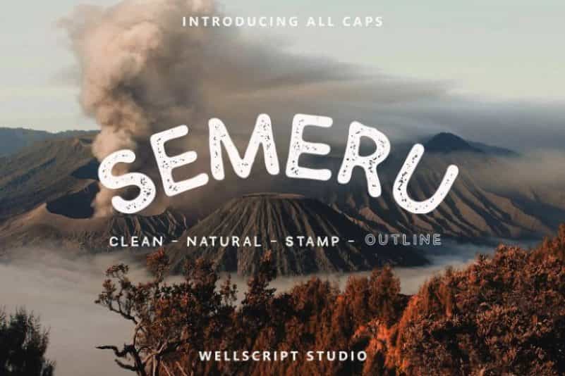 Semeru Sans Font Image 1
