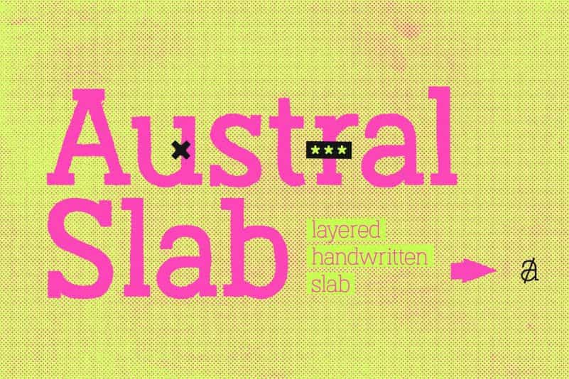Austral Slab Font Family Image 1