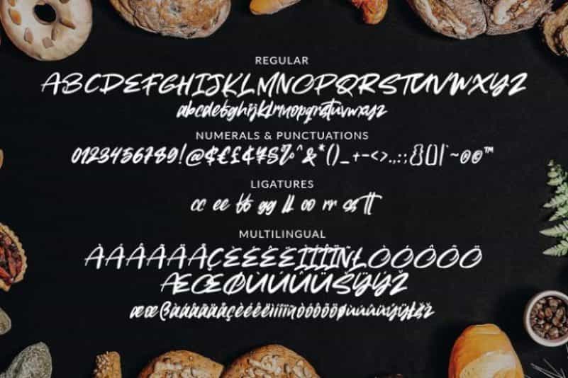 Toothless Brush Font Image 3
